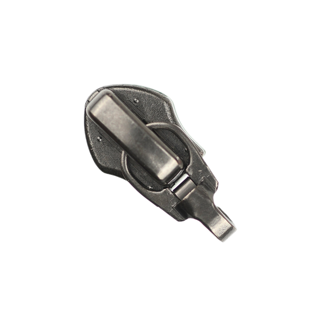 CRAMPER SLIDER FOR YKK NYLON COIL ZIPS - ANTIQUE NICKEL