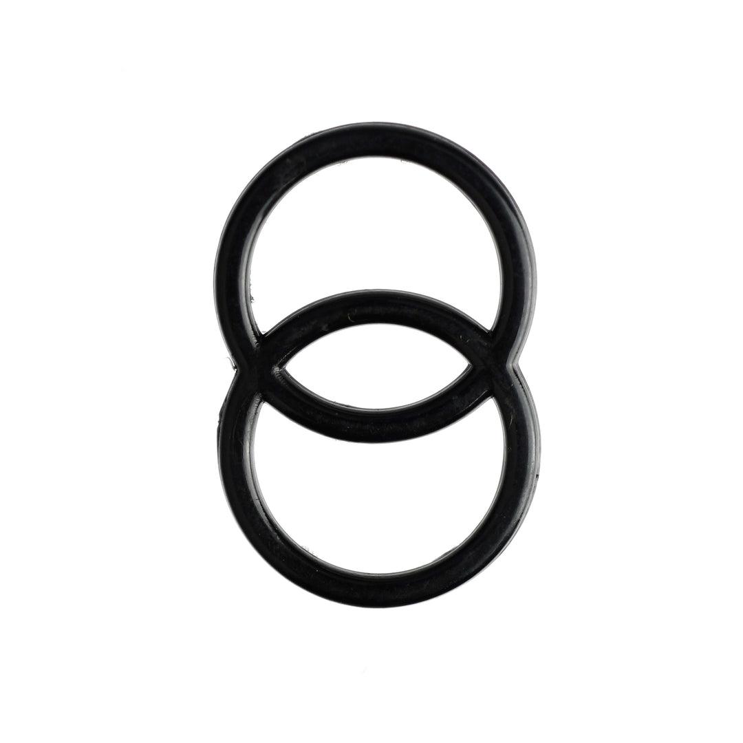 FIGURE-8 PLASTIC FITTING BLACK