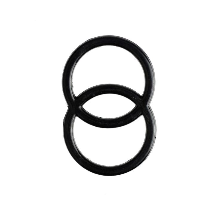 FIGURE-8 PLASTIC FITTING BLACK