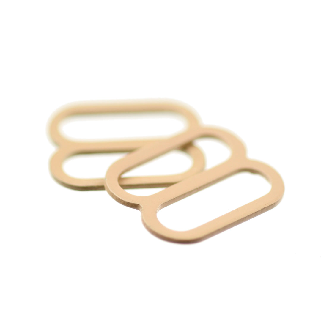 METRO METAL ROUNDED SLIDE NEUTRAL (NUDE)