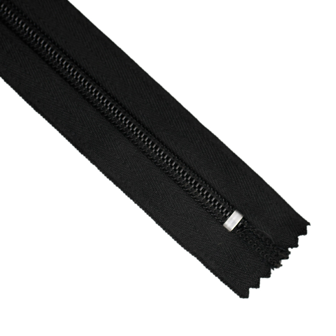 NYLON CLOSED-END ZIP NO.8 COL BLACK