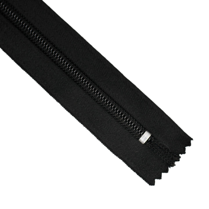 NYLON CLOSED-END ZIP NO.8 COL BLACK