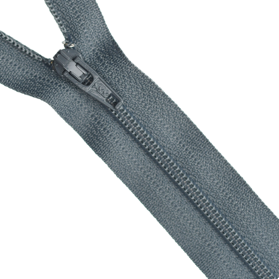YKK NYLON CLOSED-END ZIP NO.3 COL 578 STORM GREY