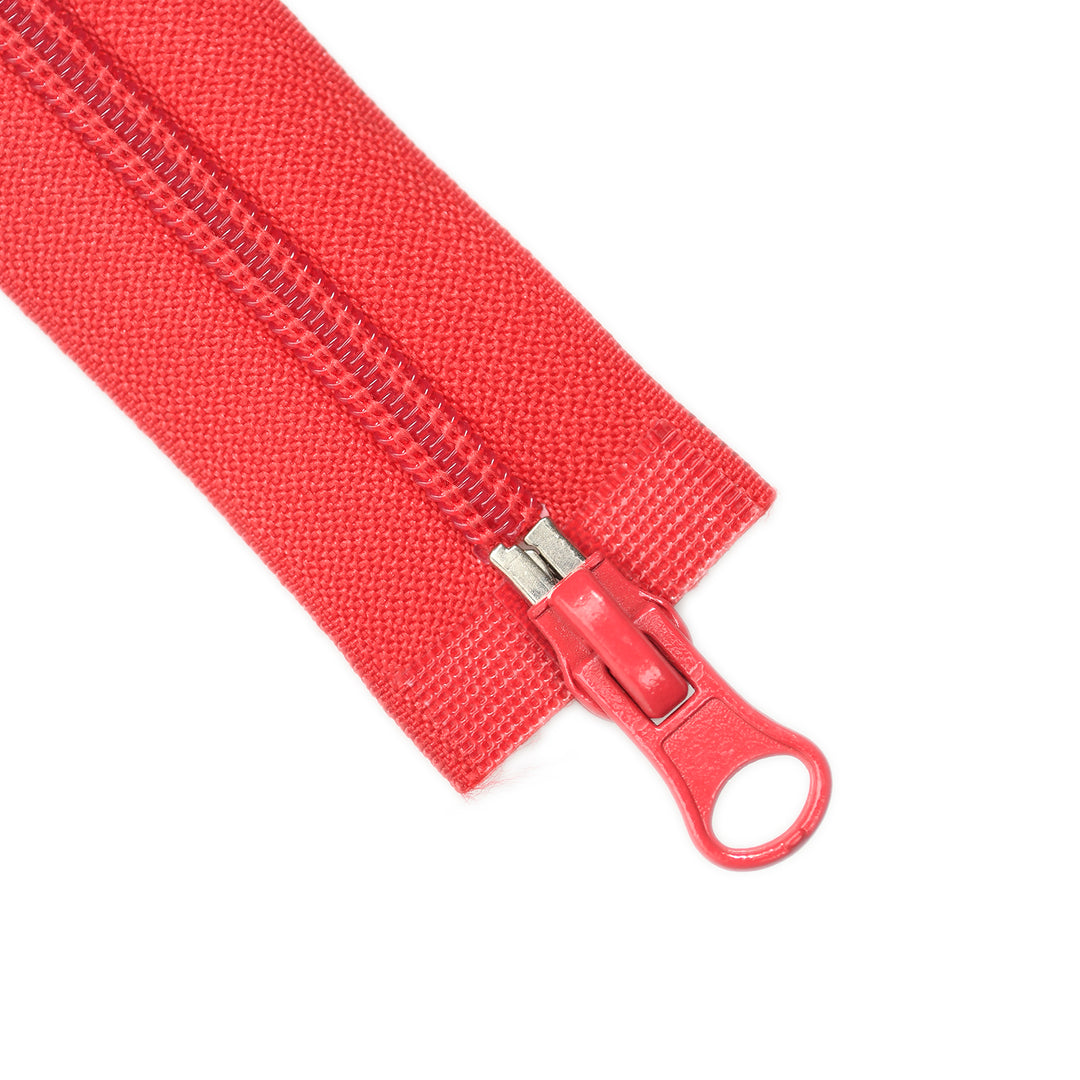 NYLON NO.5 OPEN-END TWO-WAY ZIP COL CHILI