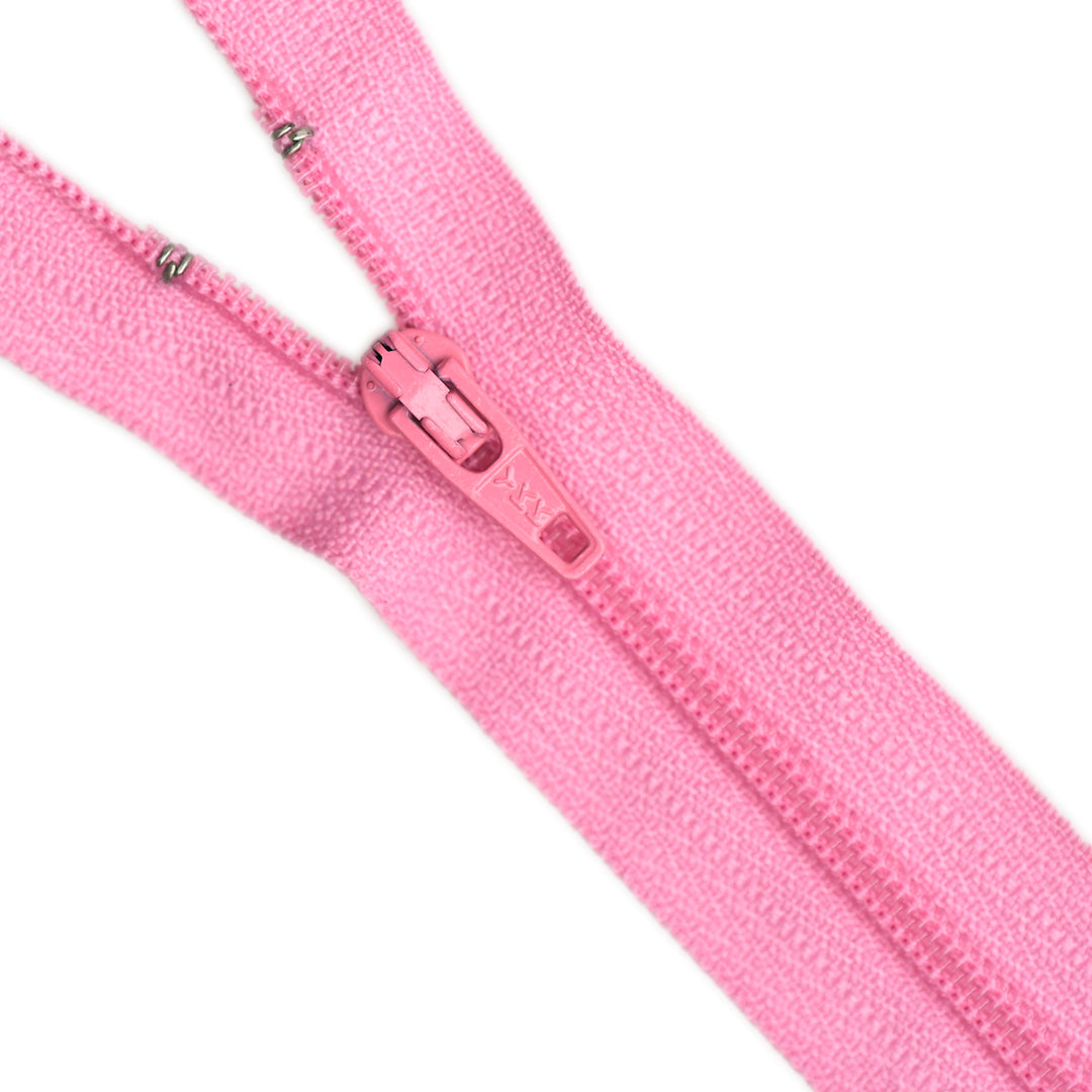 YKK NYLON CLOSED-END ZIP NO.3 COL 852 FLAMINGO PINK