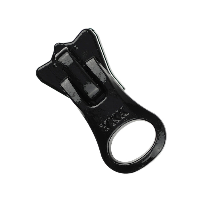 WATERPROOF SHORT-PULL SLIDER FOR YKK VISLON ZIPS - BLACK
