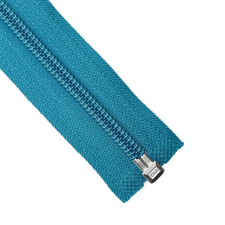 YKK NYLON OPEN-END ZIP NO.5 COL 907 PACIFIC BLUE