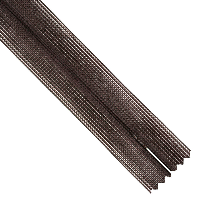 YKK INVISIBLE MESH ZIP COL 868 MAHOGANY