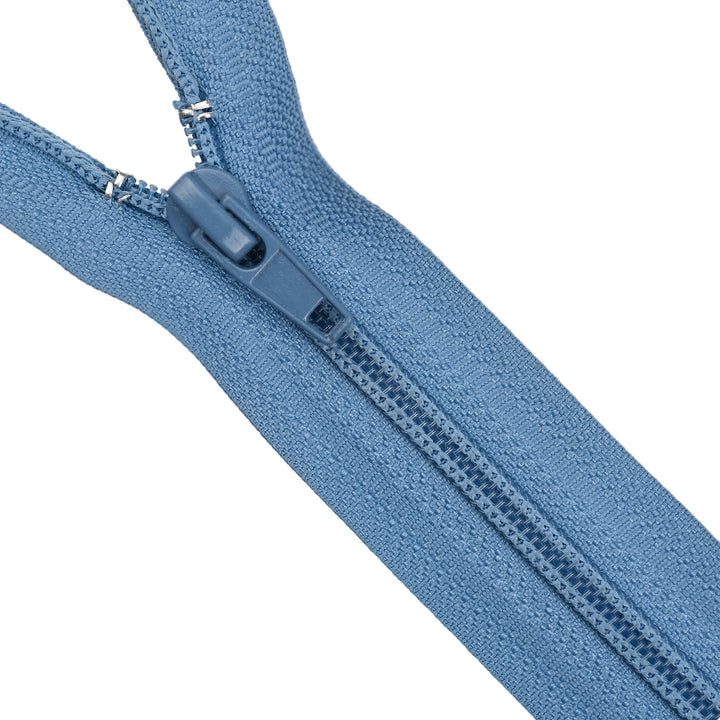 NYLON OPEN-END ZIP NO.5 COL STORM BLUE