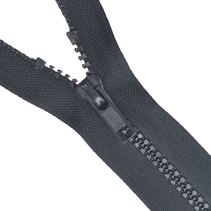 CHUNKY OPEN-END ZIP NO.5 COL NAVY