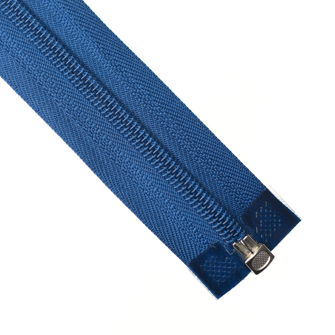 NYLON OPEN-END ZIP NO.5 COL AEGEAN BLUE