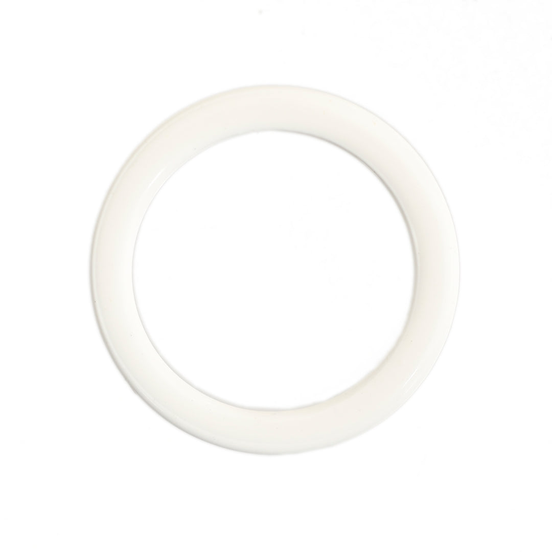 METAL RING WHITE