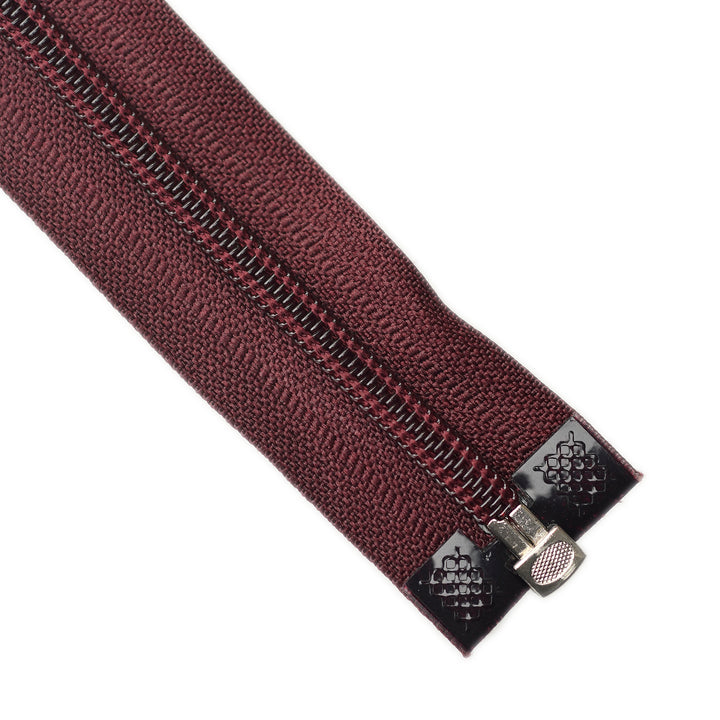 NYLON OPEN-END ZIP NO.5 COL MAROON