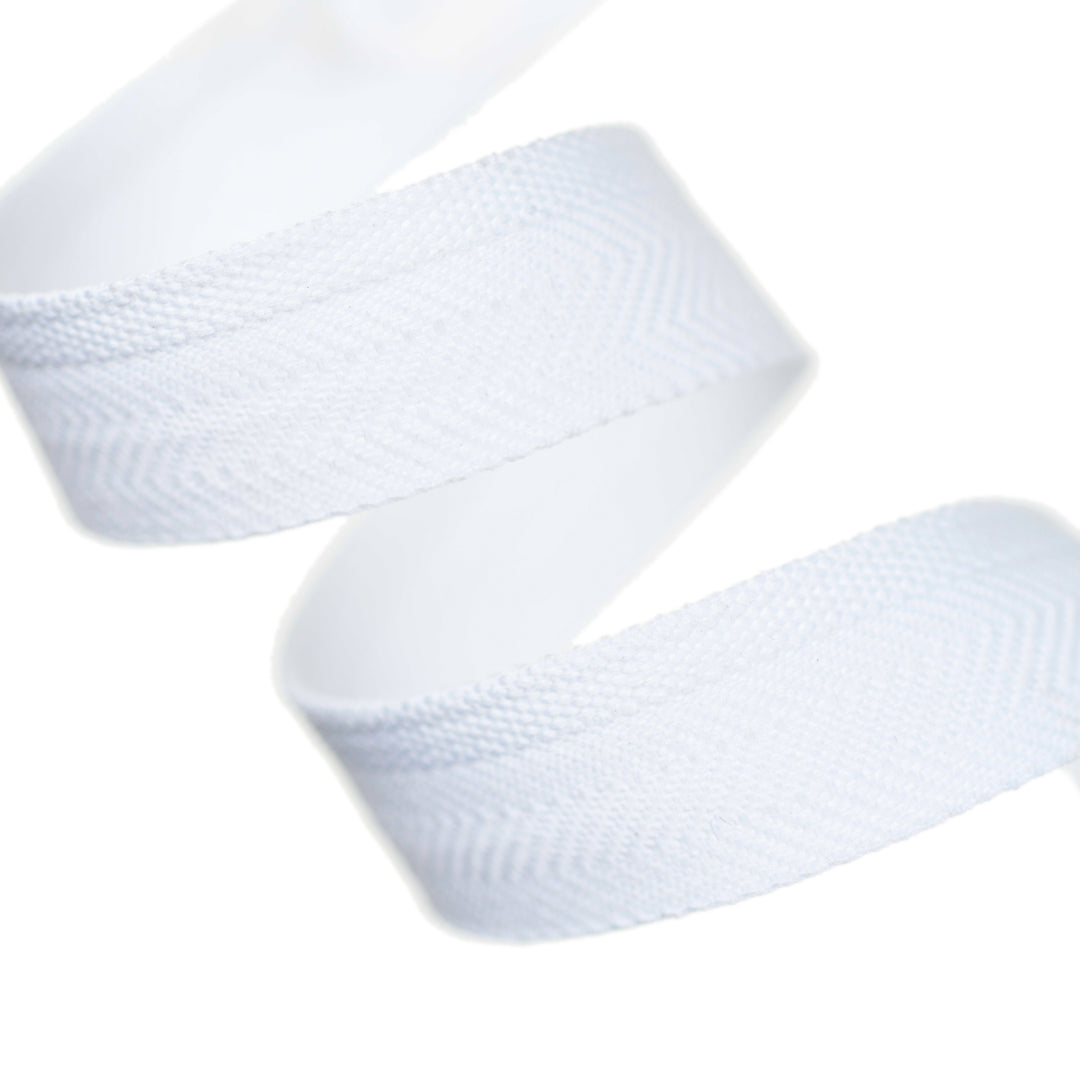 15MM KICK TAPE FOR HEMMING PANTS, COATS & JACKETS WHITE