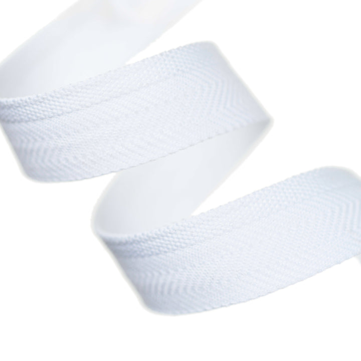 15MM KICK TAPE FOR HEMMING PANTS, COATS & JACKETS WHITE