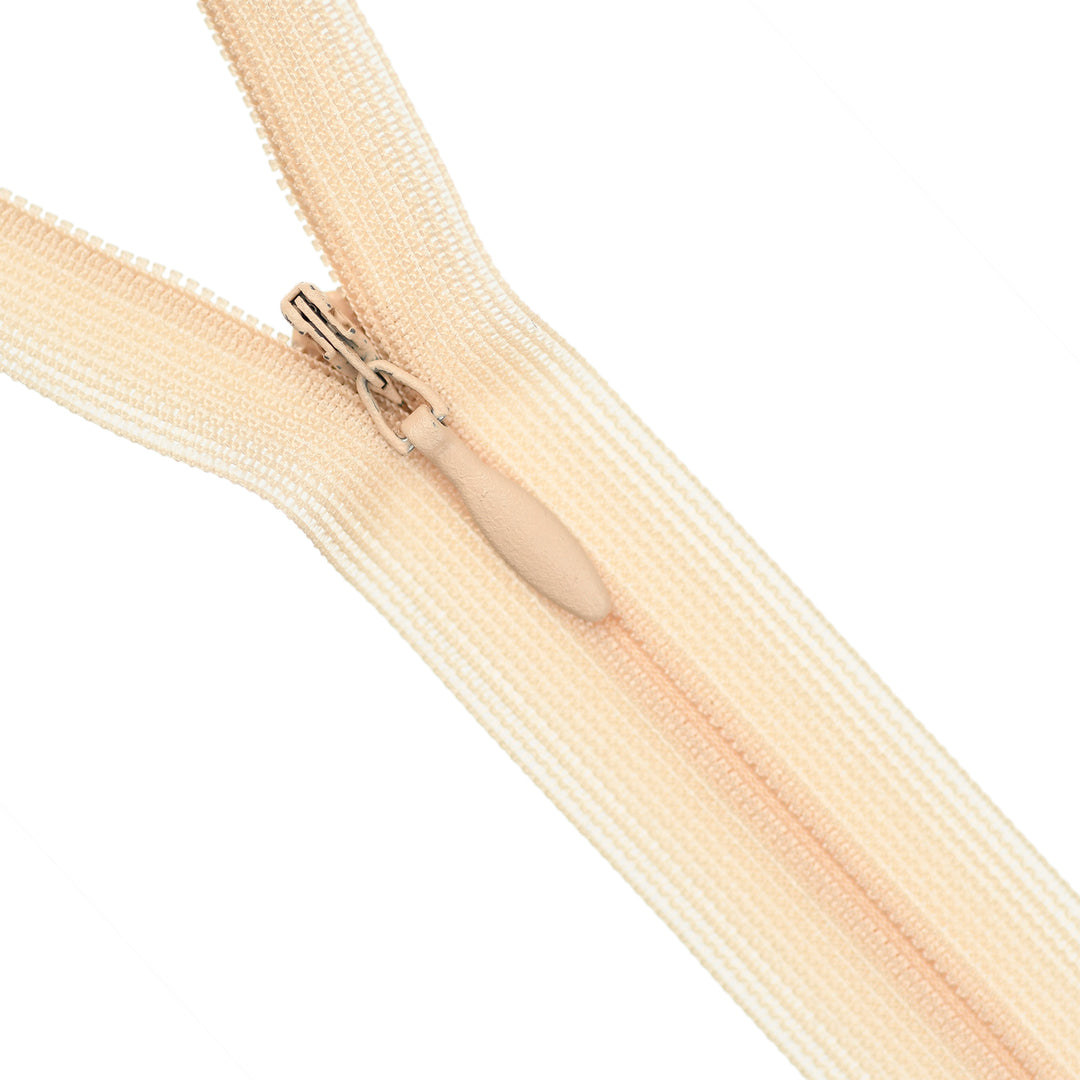YKK INVISIBLE MESH ZIP COL 891 VANILLA