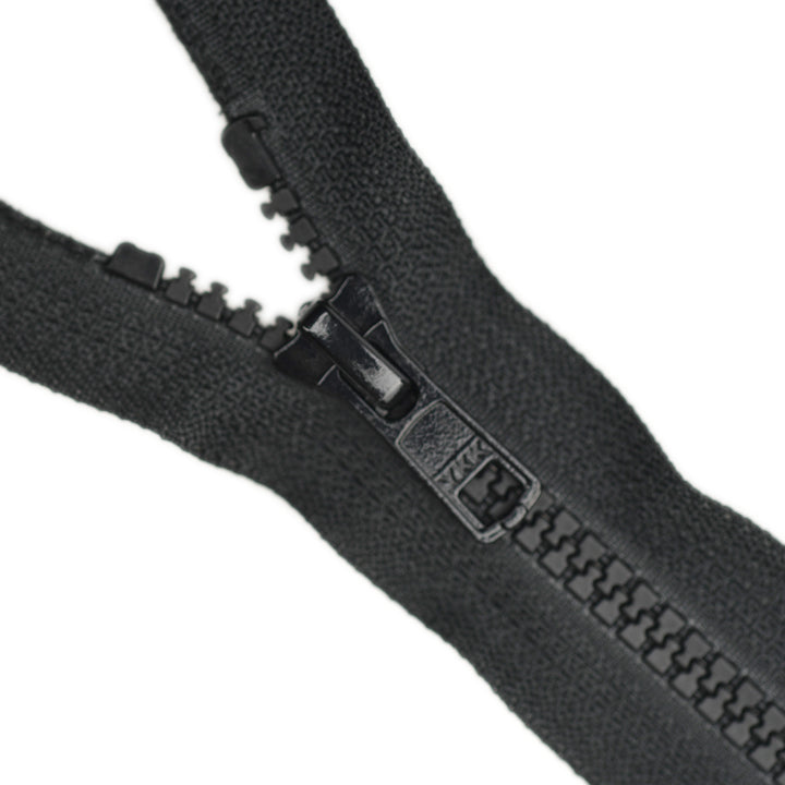 YKK VISLON OPEN-END TWO-WAY ZIP NO.5 COL 580 BLACK