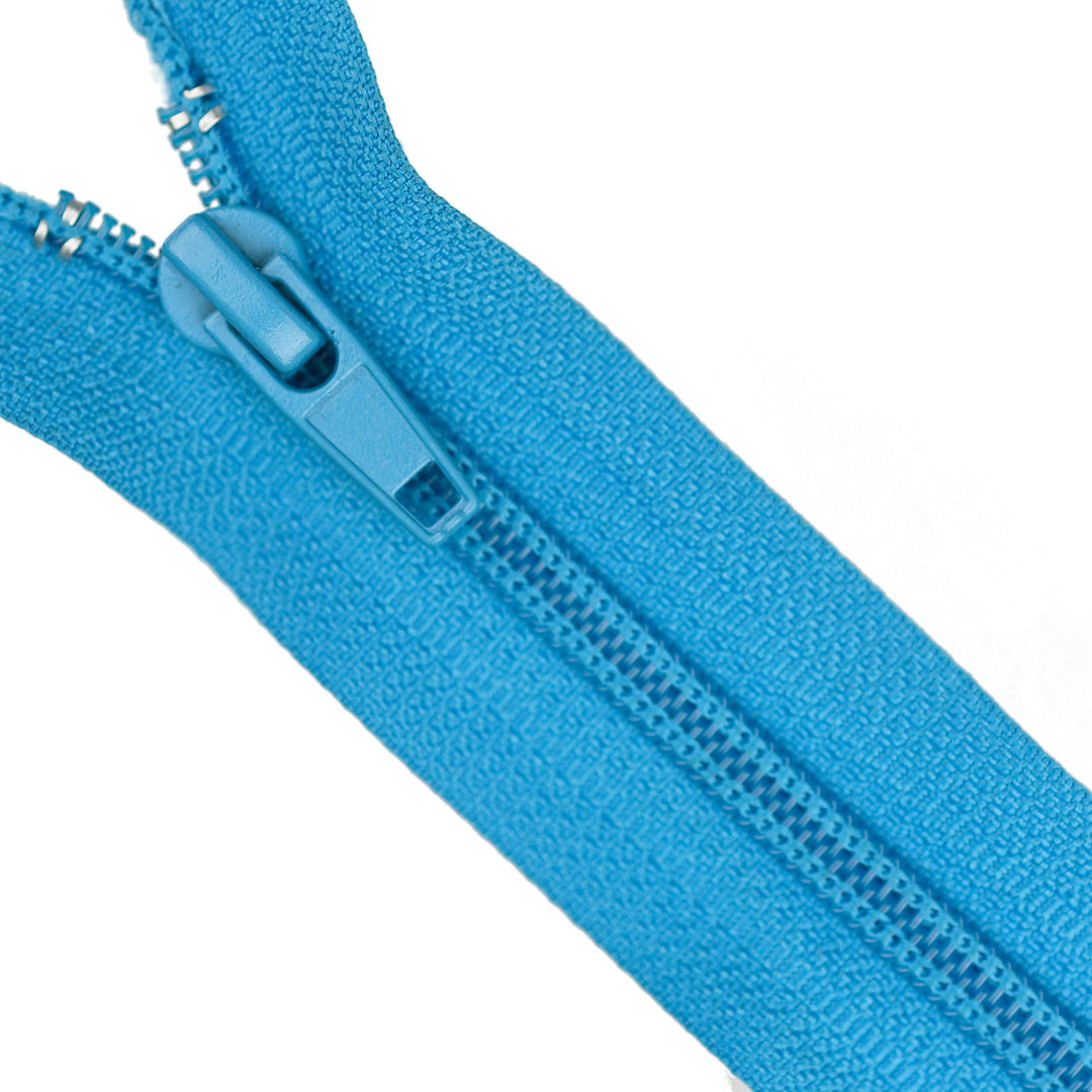NYLON CLOSED-END NO.5 ZIP COL TURQUOISE