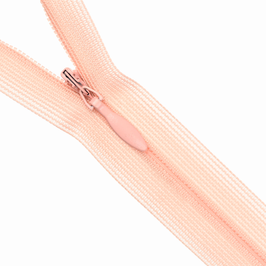 YKK INVISIBLE MESH ZIP COL 806 PEACH BLOSSOM