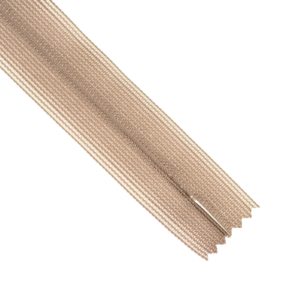 Beige ZIP on a white background