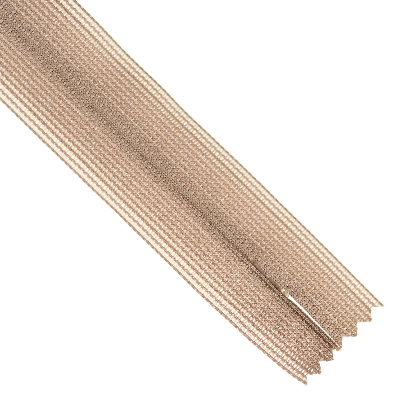 Beige ZIP on a white background