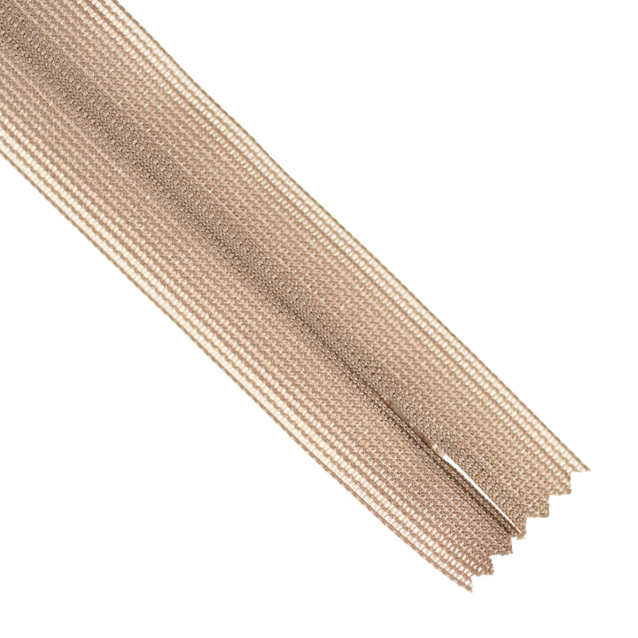 Beige ZIP on a white background