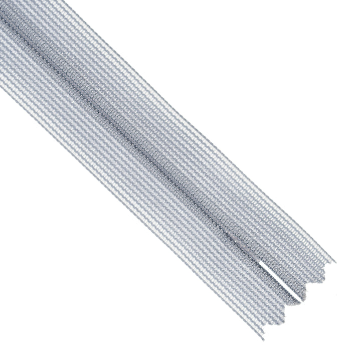 YKK INVISIBLE MESH ZIP COL 195 PIGEON GREY