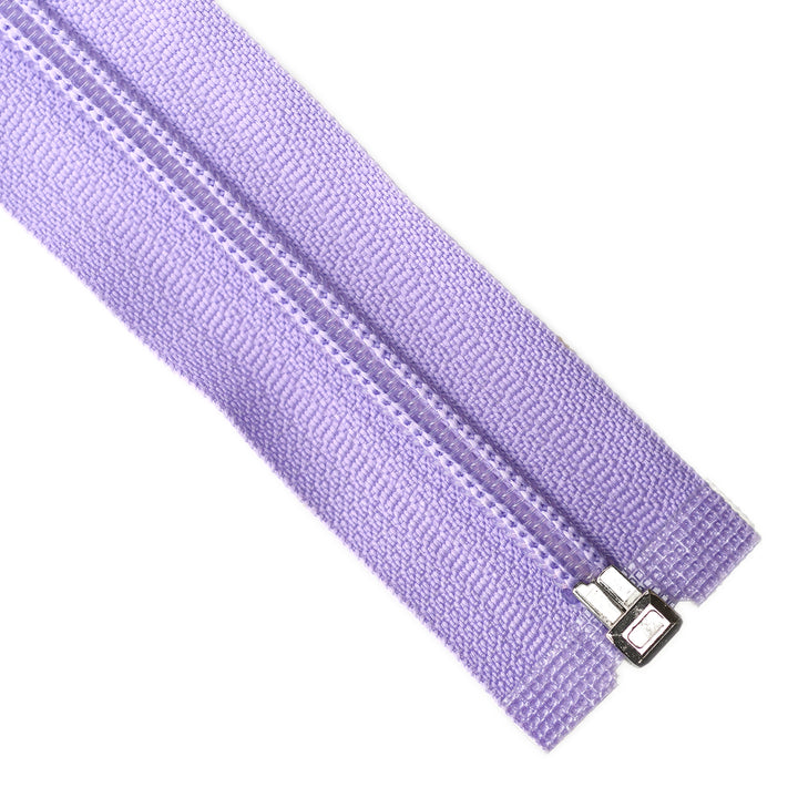 NYLON OPEN-END ZIP NO.5 COL LAVENDER