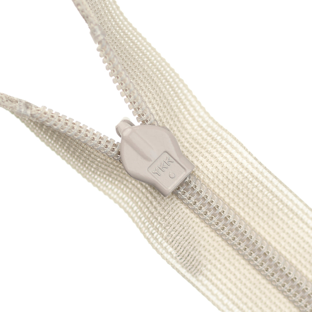 YKK INVISIBLE MESH ZIP COL 832 LINEN