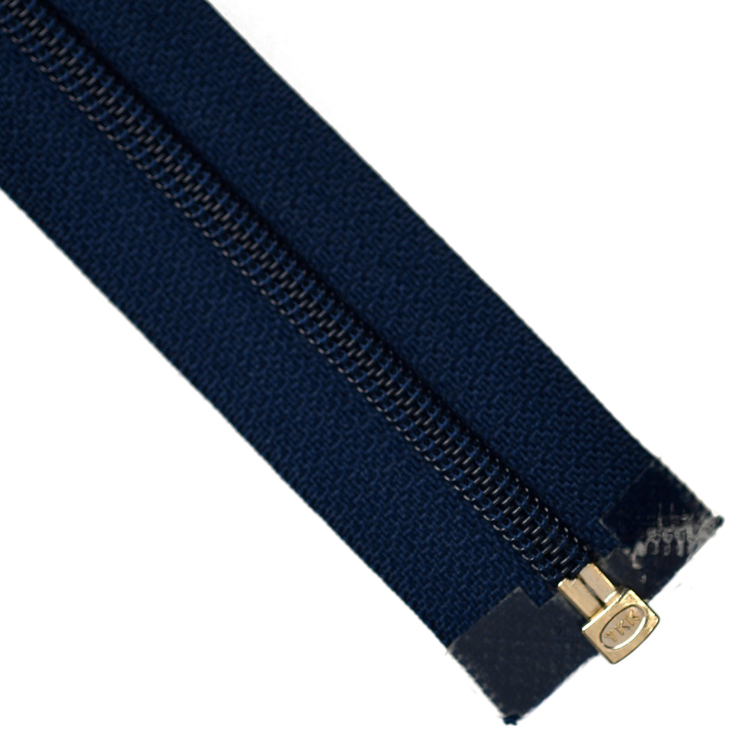 YKK NYLON OPEN-END REVERSIBLE ZIP NO.5 COL 919 DEEP BLUE