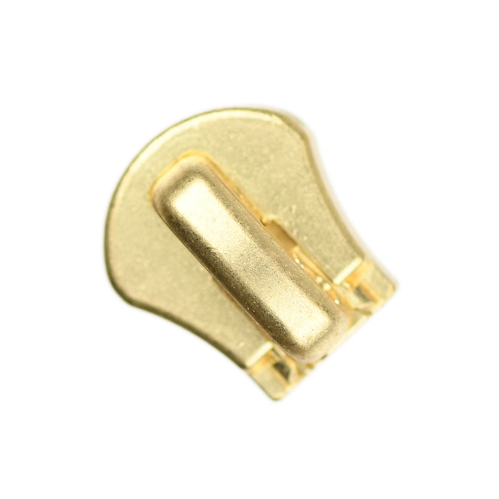 SNAP-ON CROWN AUTO-LOCK SLIDER FOR YKK METAL ZIPS - GOLD
