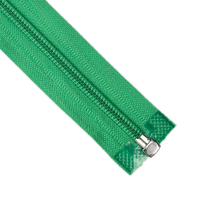 NYLON OPEN-END ZIP NO.5 COL EMERALD