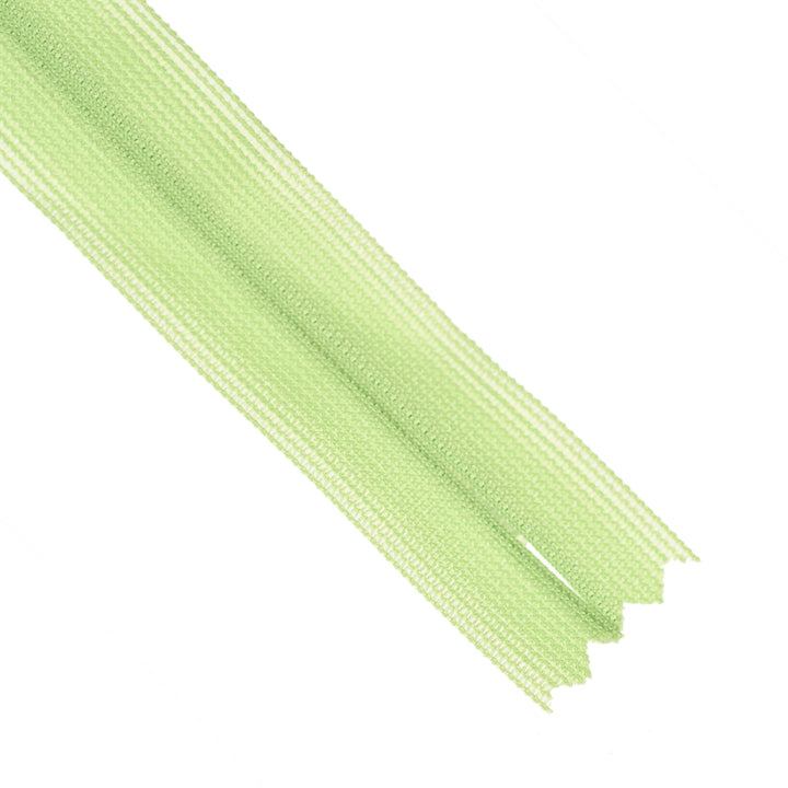 YKK INVISIBLE MESH ZIP COL 041 GRASSY GREEN