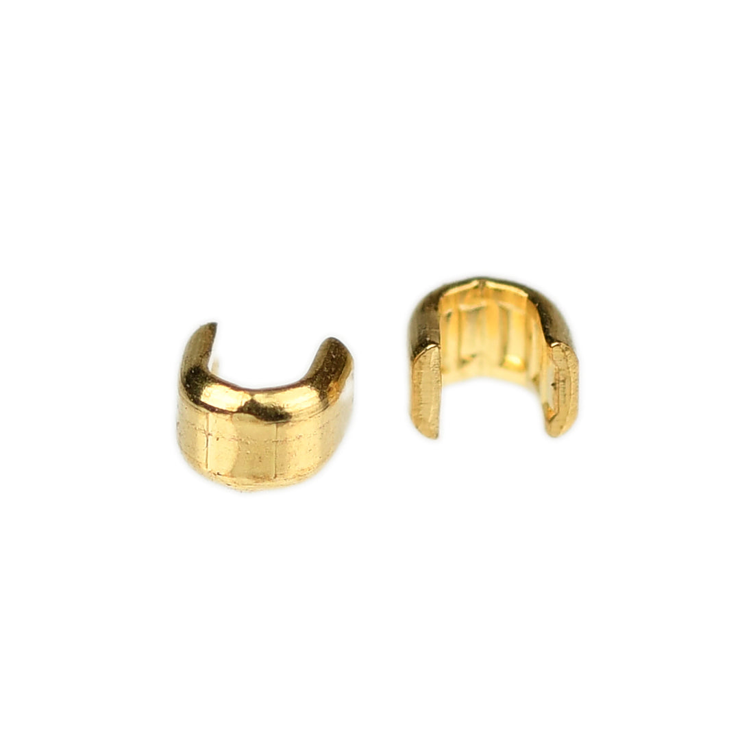 YKK NO.5 METAL TOP-STOP GOLD