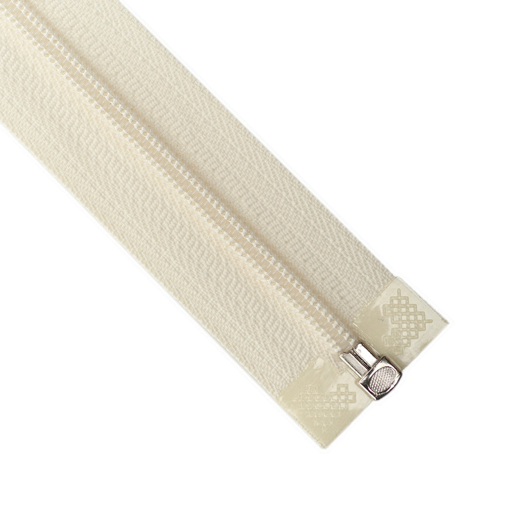 NYLON OPEN-END ZIP NO.5 COL NATURAL
