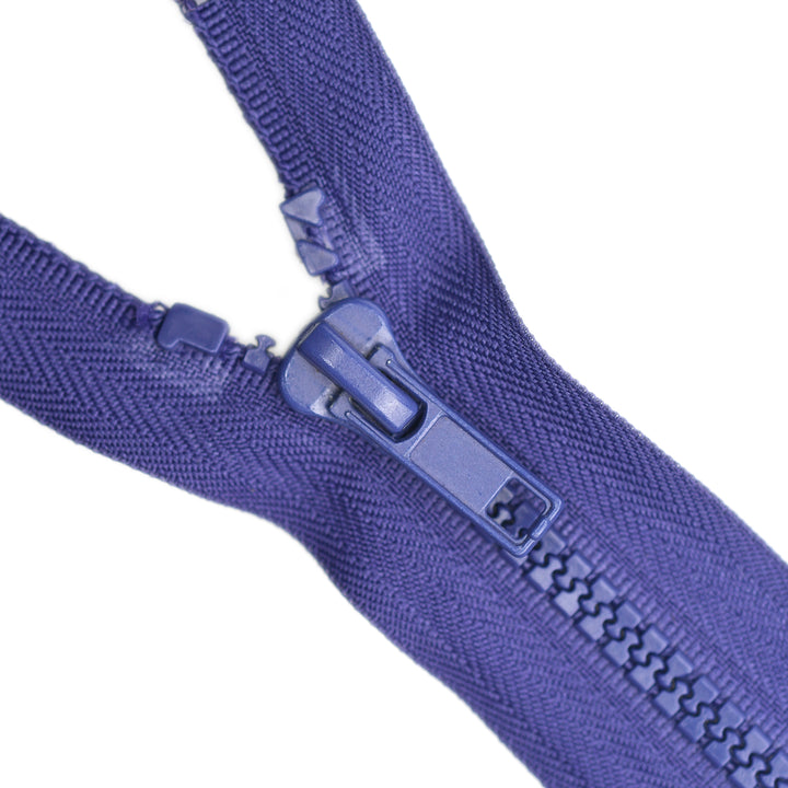 CHUNKY OPEN-END ZIP NO.5 COL DEEP PURPLE