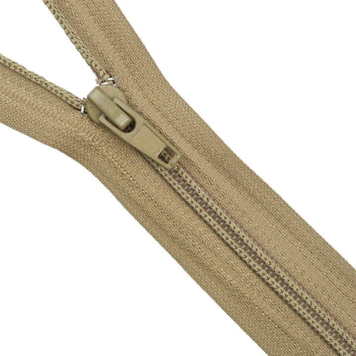 NYLON OPEN-END ZIP NO.5 COL ICED COFFEE