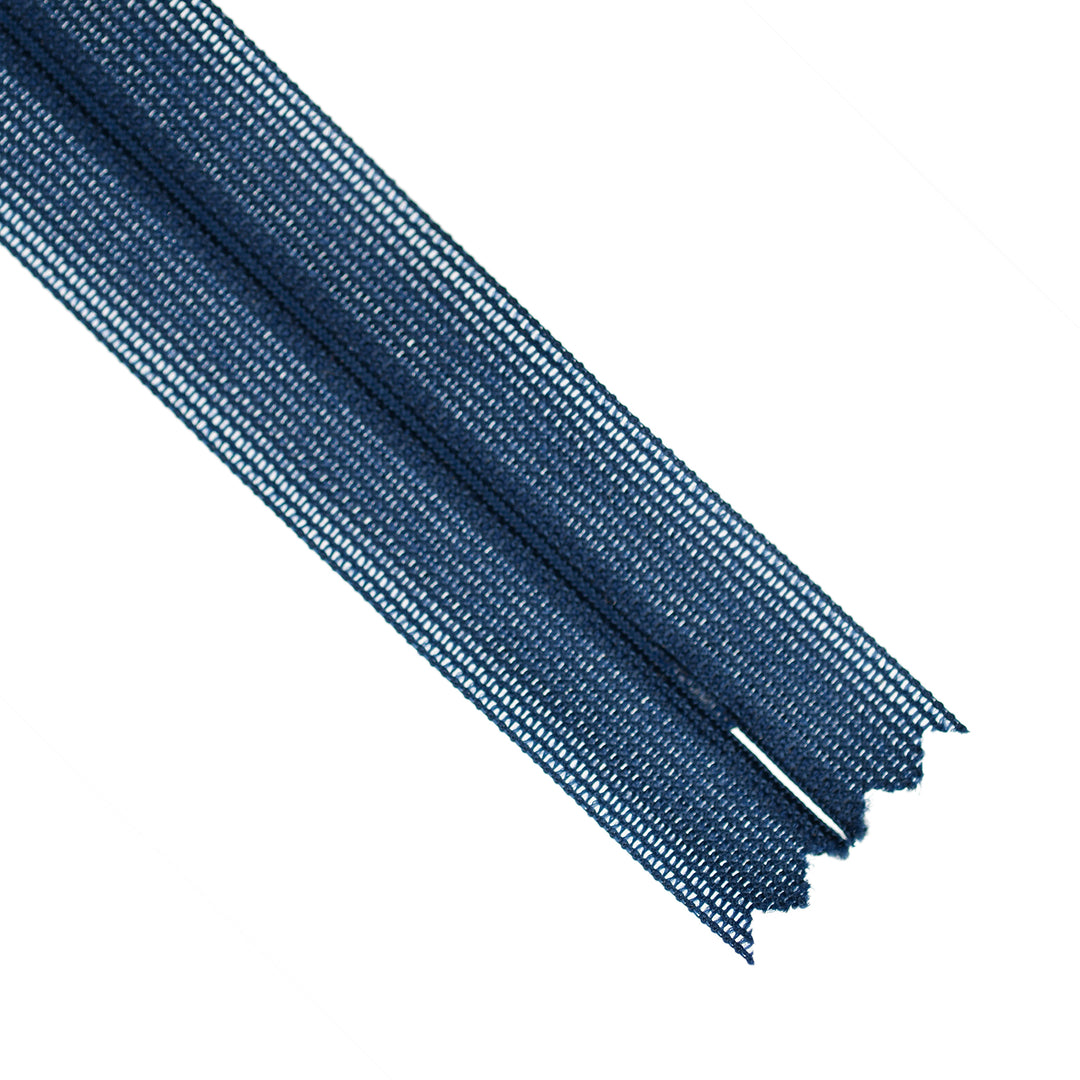 YKK INVISIBLE MESH ZIP COL 919 DEEP BLUE