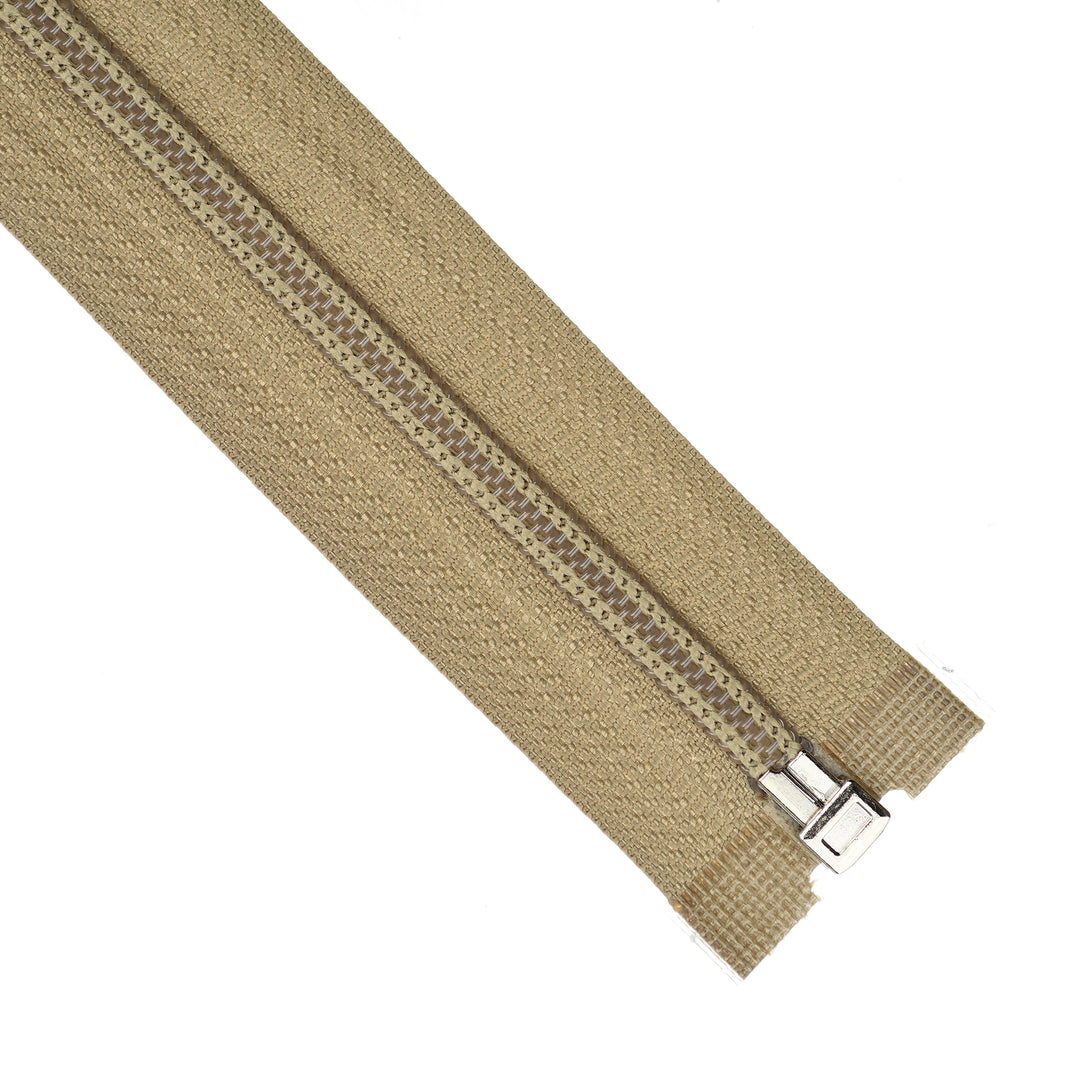 NYLON OPEN-END ZIP NO.5 COL ICED COFFEE