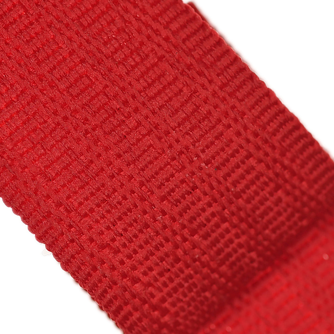 POLY HERRINGBONE TAPE RED