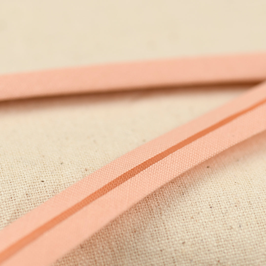 POLY-COTTON BIAS BINDING PEACH