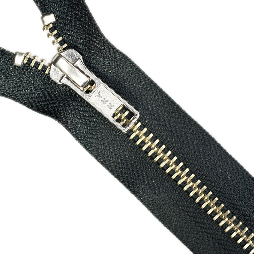 YKK METAL CLOSED-END ZIP NO.5 NICKEL COL 156