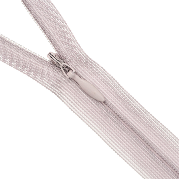 YKK INVISIBLE MESH ZIP COL 245 DUSKY MAUVE