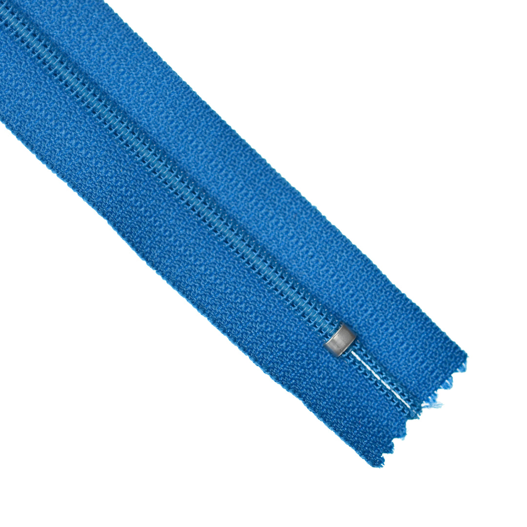 YKK NYLON CLOSED-END ZIP NO.3 COL 836 COBALT