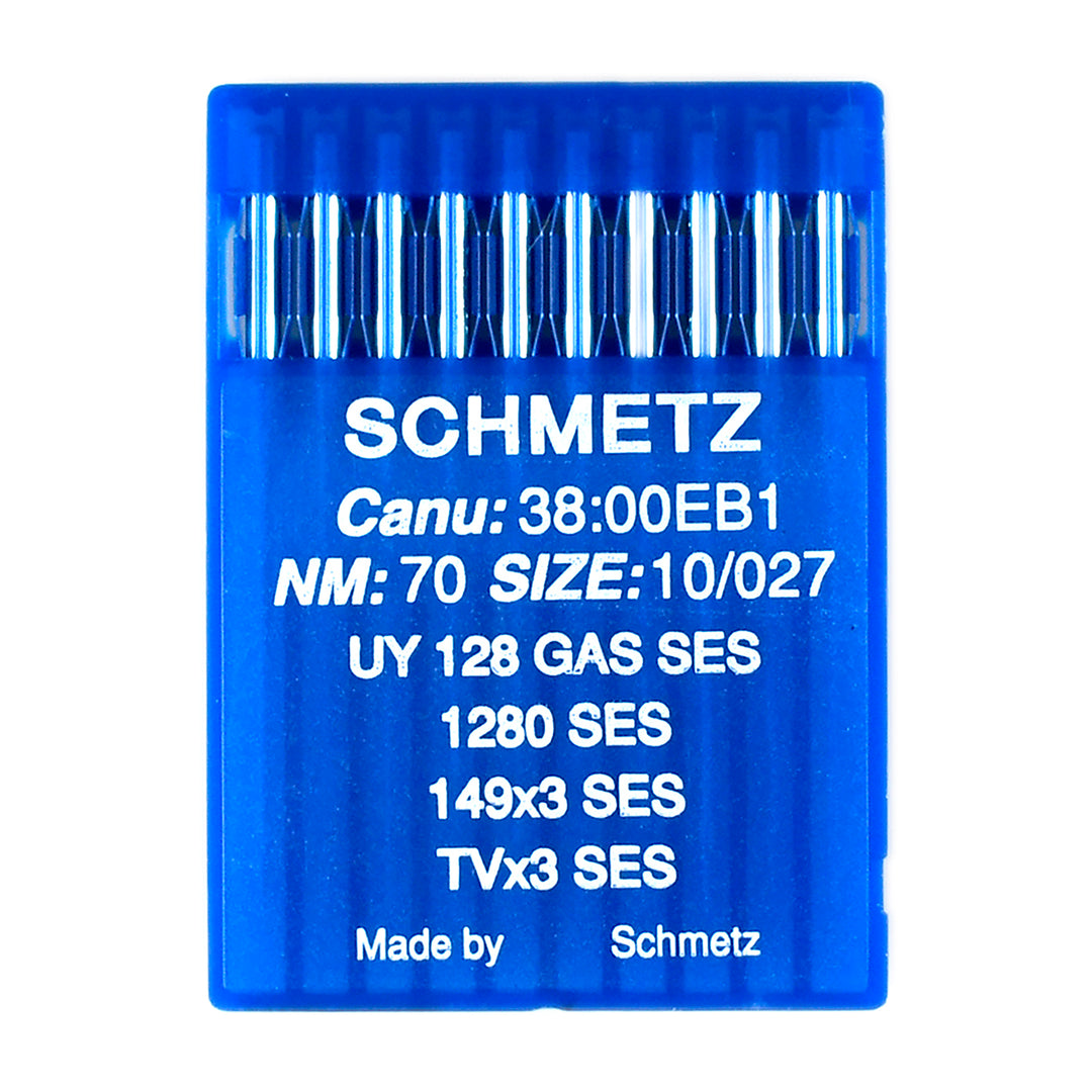 FINE BALL-POINT COVERSTITCH MACHINE NEEDLES CANU 38:00EB1