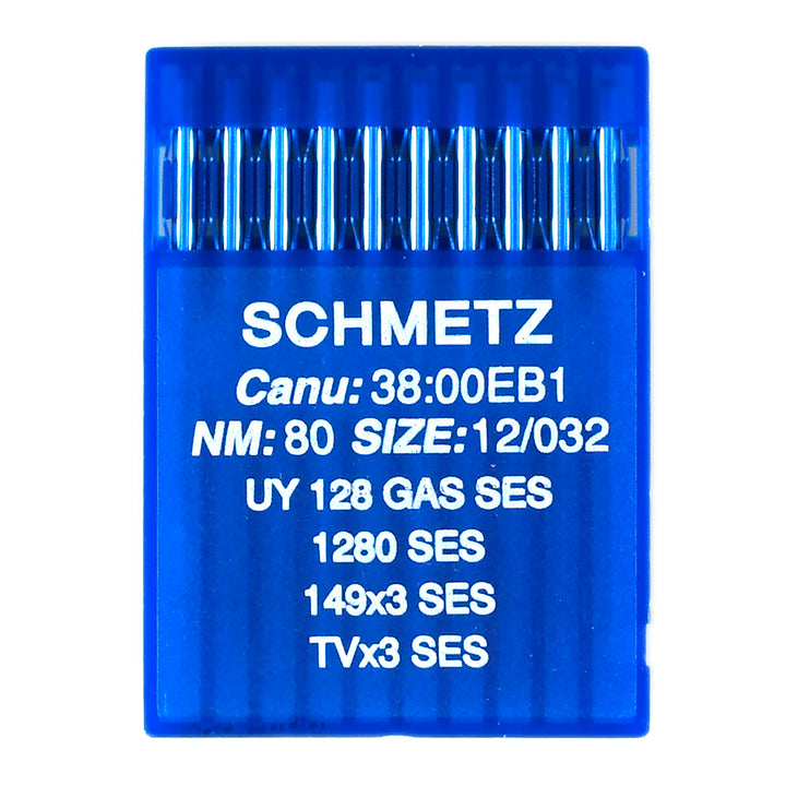 FINE BALL-POINT COVERSTITCH MACHINE NEEDLES CANU 38:00EB1