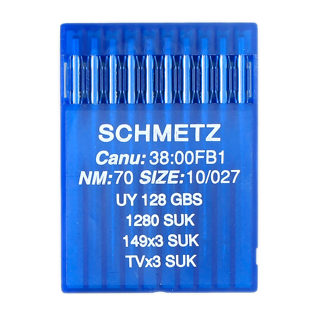 MEDIUM BALL-POINT COVERSTITCH MACHINE NEEDLES CANU 38:00FB1