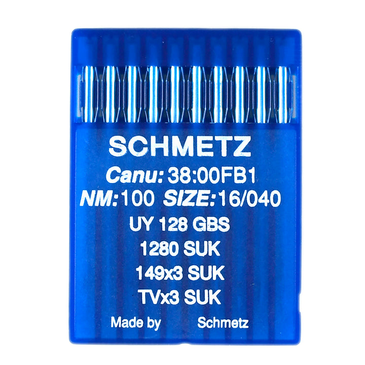 MEDIUM BALL-POINT COVERSTITCH MACHINE NEEDLES CANU 38:00FB1