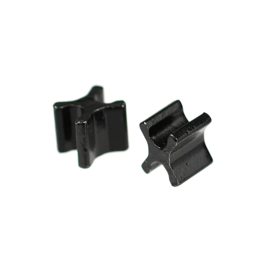 X-TYPE BOTTOM-STOP FOR METAL AND JEAN ZIPS - BLACK