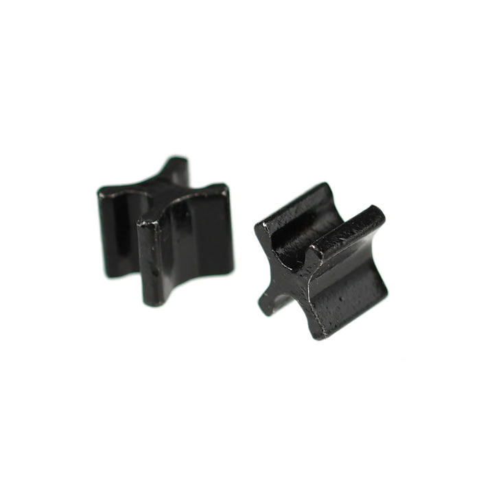 X-TYPE BOTTOM-STOP FOR METAL AND JEAN ZIPS - BLACK